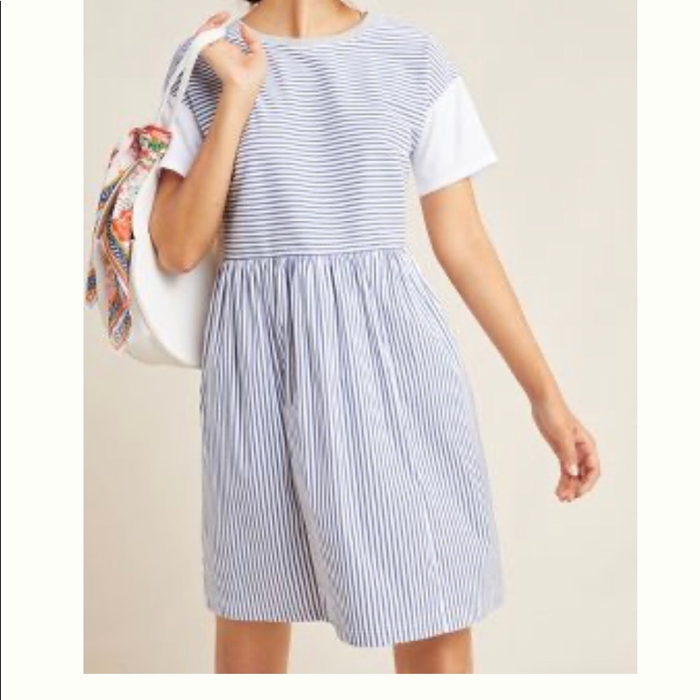 Anthropologie Sunday Striped Dress Size M SOLD OUT